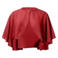 thumbnail image 4 of HJYCHN Hair Scarf Elegant Long Layer Bridal Wrap Shawl Cover up Evening Party Sun Scarf Scarves Poncho Shawl Red_002 One Size, 4 of 5