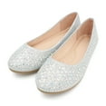 thumbnail image 2 of LAVRA Girls Ballet Flats Glitter Mary Jane  Dress Shoes, 2 of 4