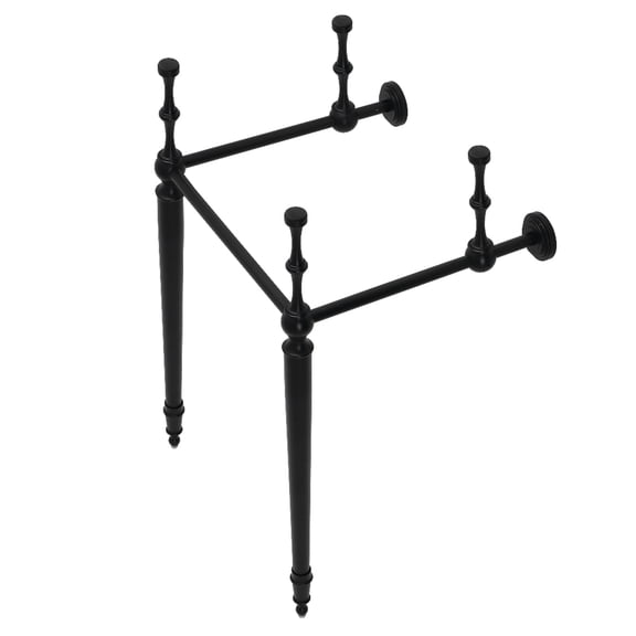 Kingston Brass VPB30160 Brass Console Sink Legs in Matte Black