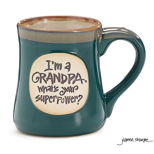 Burton & Burton Superpower Grandpa Message Mug