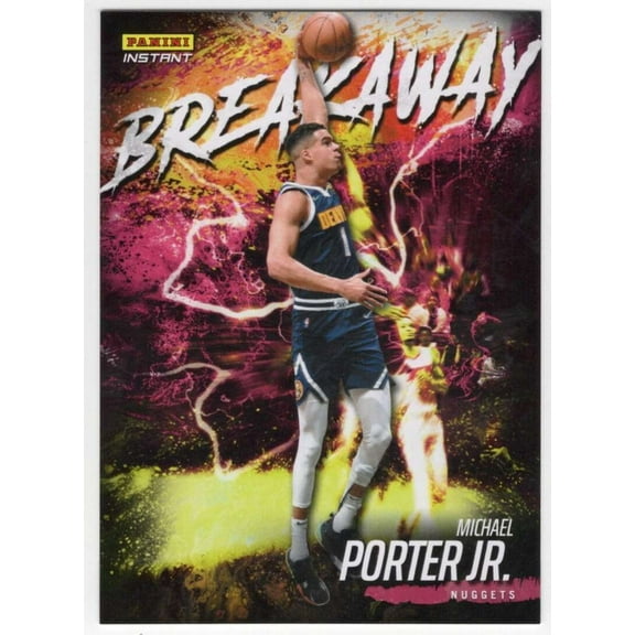 NBA 2021-22 Instant Breakaway Michael Porter Jr. Trading Card B11 (/2819) (Paniani)