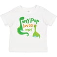 thumbnail image 3 of Inktastic My Pop Loves Me Dinosaur Boys Toddler T-Shirt, 3 of 5