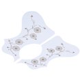 thumbnail image 4 of Guitar Pickguard Set, Bright Colour Guitar Guard Replacement Beautiful Patterns Plastic Pickguard Plate Guitar Guard  For Professional For Beginner Black,White,Red,Brown, 4 of 8
