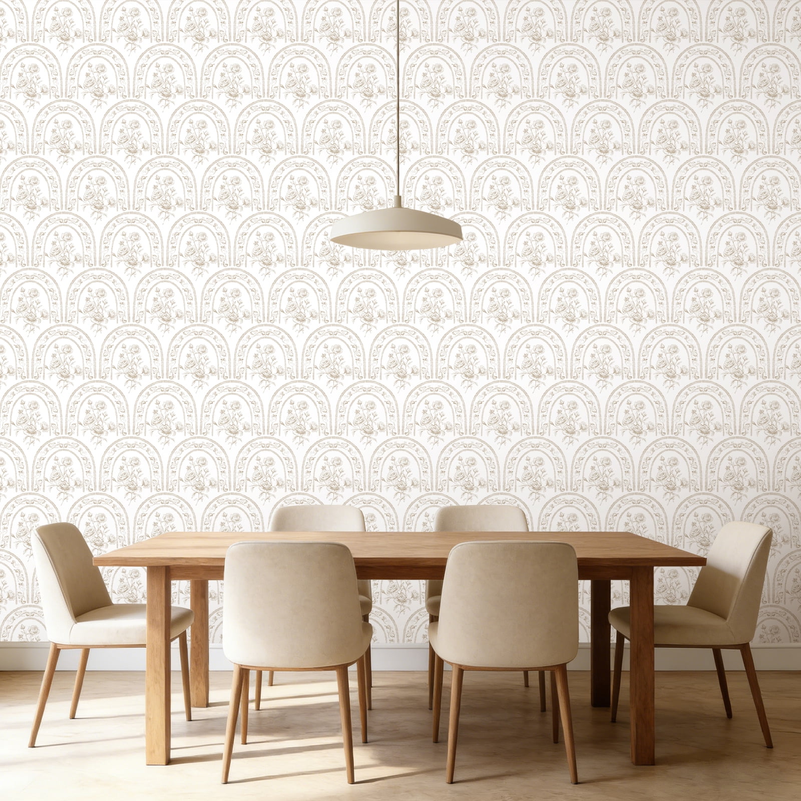 DAZLUTE Large Floral Peel and Stick Wallpaper Vintage Floral Wallpaper Stylish Floral Contact Paper Leaf Wallpaper Self Adhesive Removable Wallpaper,17.71" x 118"