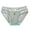 Green, variant on Women's Floral Lace Panties Criss Cross Cut Out Lace Bow Knot Briefs Sexy Underwear (Pink, L)