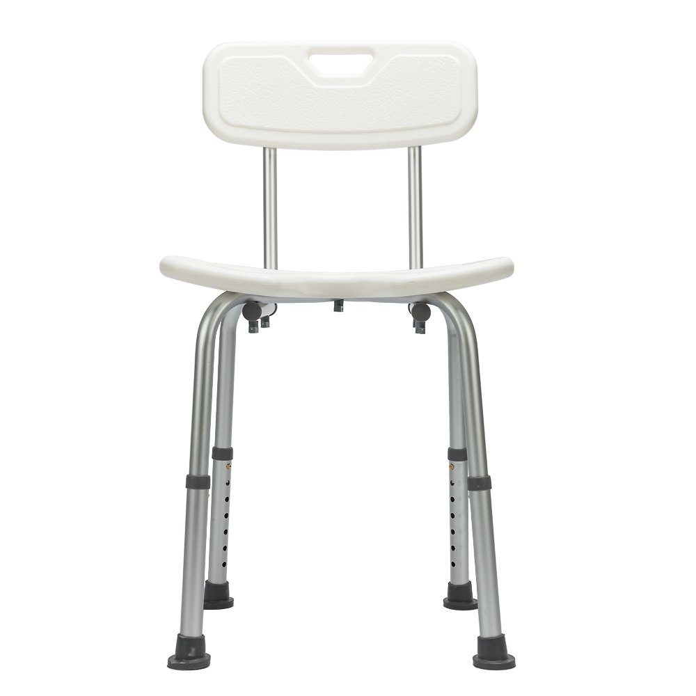 UBesGoo Bariatric Bath Bench Shower Chair Seat with Back &UShaped