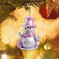 thumbnail image 3 of Kumdkd Christmas Tree Snowman Acrylic Hanging Pendant, 8cm Holiday Backpack Charm and Ornament for Christmas Tree Decor, Gift for Friends, Family, Teachers and Classmates, Lightweight 20g Decoration, 3 of 3