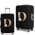 thumbnail image 1 of 2022 New Luggage Cover Protective Suitcase Trolley Dust-proof Cover 18 To 28inch Gold Pattern Elastic Travel Protective Case 8gold D S, 1 of 6
