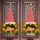 thumbnail image 2 of Teissuly Glowing Christmas Wreath Hanging Upside Down Tree Stripe High Hat Santa Claus Pendant Christmas Tree Door Hanging Teissuly WER202310060270, 2 of 9