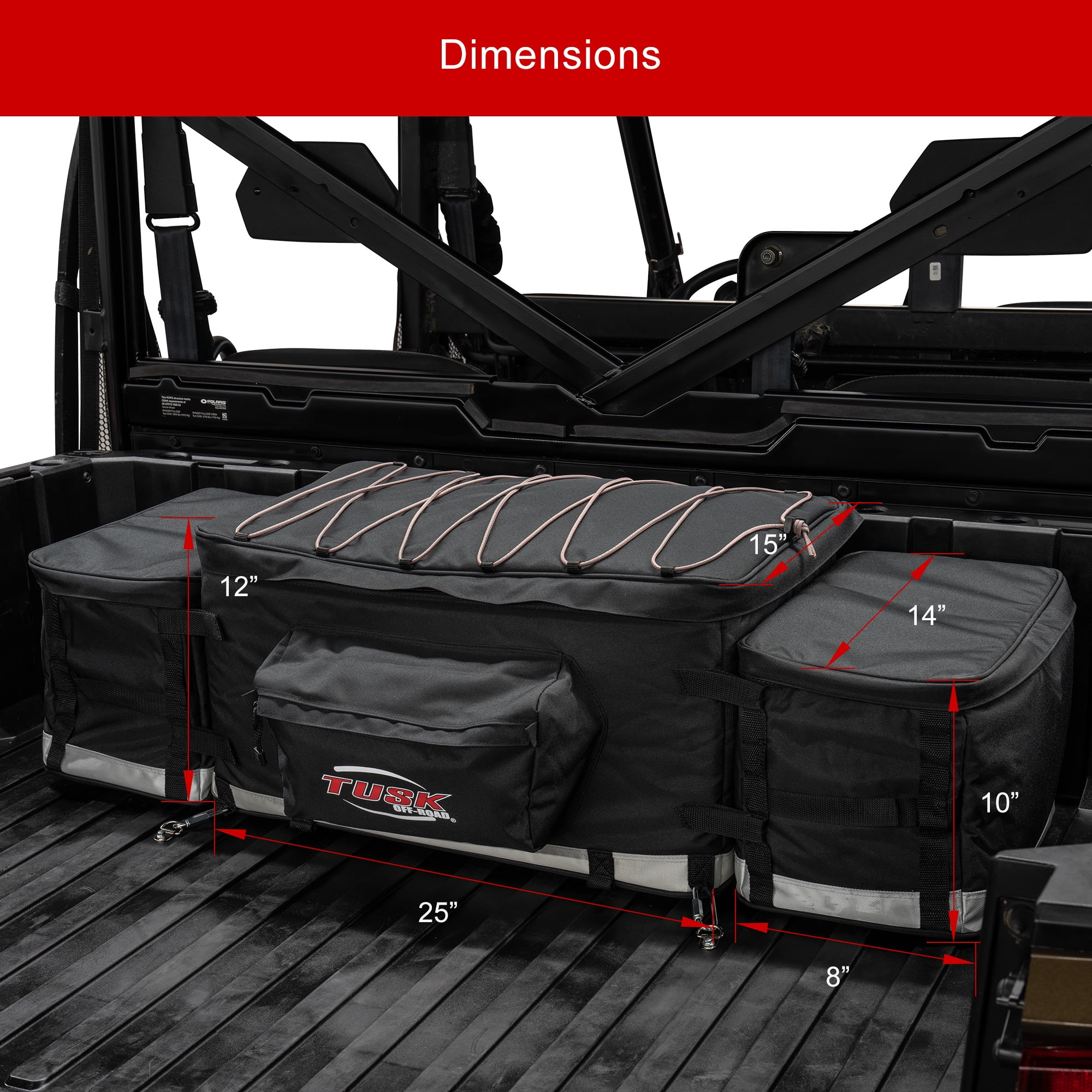 Tusk Modular UTV Storage Pack Black