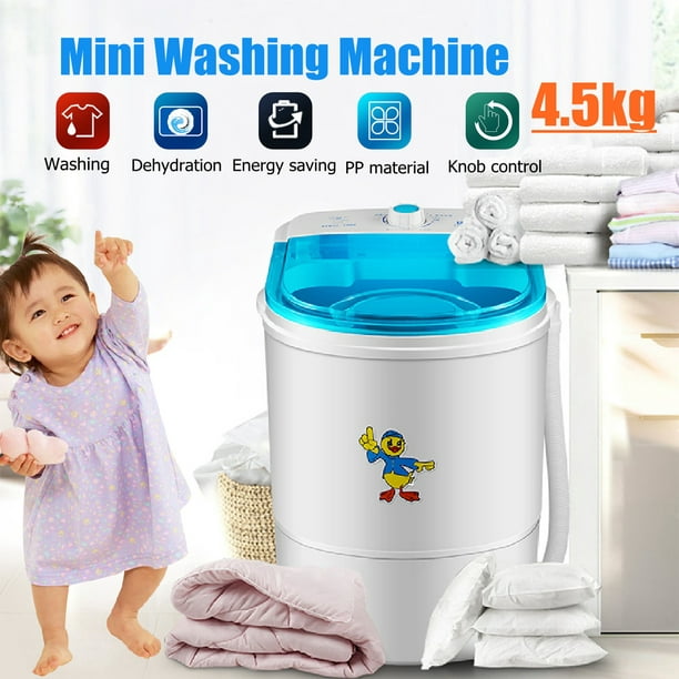 Semi-Automatic Household Dormitory Portable Washing Machine Laundry  Dehydrator Small Baby Mini Washing Machine 220V 5kg