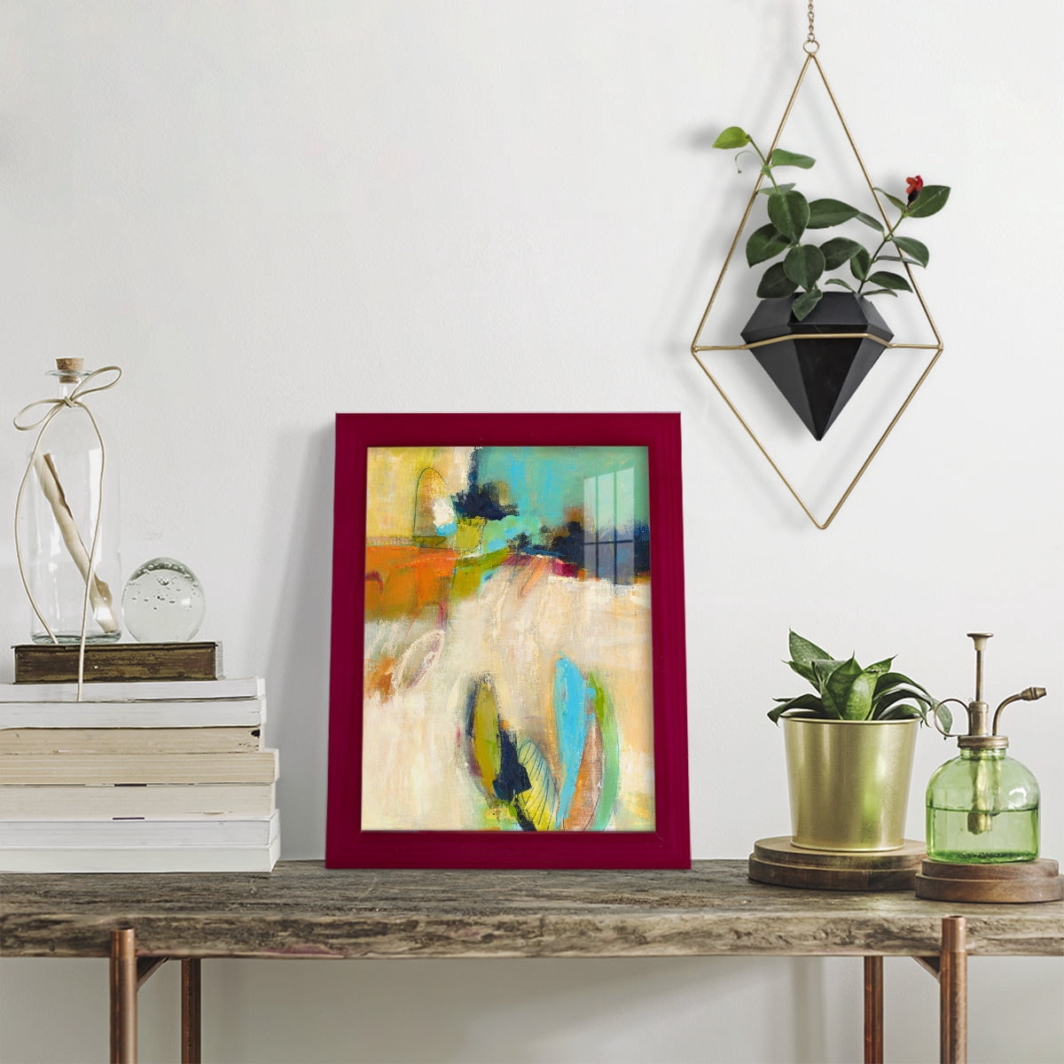 It All Adds Up - Framed Print w/glass - Cherry Red
