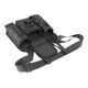 thumbnail image 4 of Bolso bandolera para hombre, bolso cruzado para exteriores con múltiples bolsillos, correa ajustable para el hombro, bolso para montar en bicicleta, p Negro SM SunniMix Bolso para hombre, 4 of 8