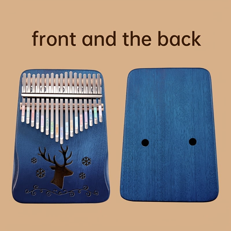 17-Key Thumb Piano Kalimba Beginner-Friendly Finger Piano for Girls, Easy-to-Learn Birthday Gift and Trendy Musical Instrument