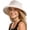 Beige, variant on Wide Brim Sun Hat with Ponytail Hole for Women UPF 80+ UV Protection Packable Bucket Hiking Travel Outdoor Hat