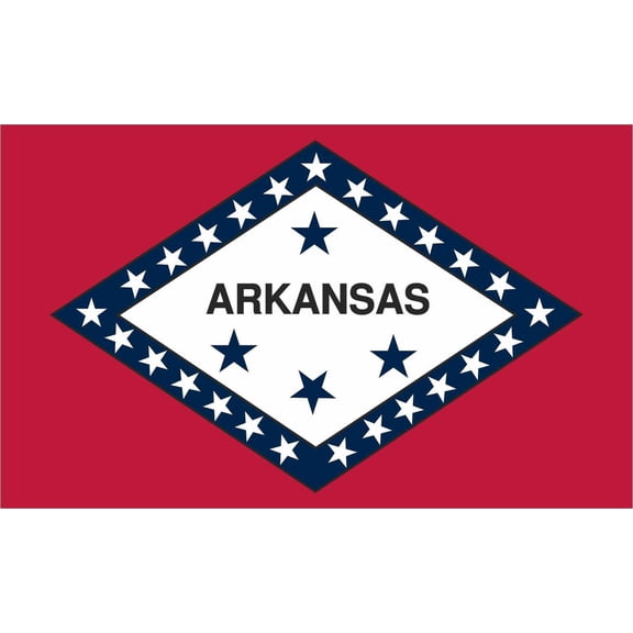 5in x 3in Arkansas State Flag Magnet