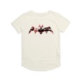 thumbnail image 2 of Batman: Caped Crusader Logo Infill Women's Graphic T-Shirt Rolled Sleeve Tee, 2 of 5
