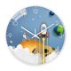 thumbnail image 1 of Reloj de pared con diseño de astronauta, redondo, analógico, moderno, de 8 pulgadas. Estilo C, 1 of 9