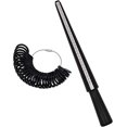 thumbnail image 2 of baomifa-Black Plastic Ring Sizer Gauge Set Ring Mandrel Measuring Stick Jewelry Making Tools 0-13 US Size UK Finger Sizing Loop Ring Tools, 2 of 4