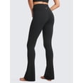 thumbnail image 2 of Leggins CRZ YOGA Butterluxe de cintura alta acampanados negros para mujer, 2 of 6