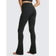 thumbnail image 2 of Leggins CRZ YOGA Butterluxe de cintura alta acampanados negros para mujer, 2 of 6