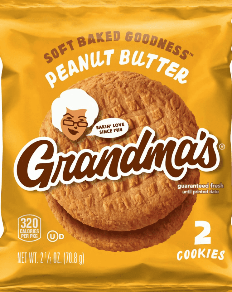 Grandma's Cookie - Chocolate Chip&Peanut Butter, Pack of 12, Soft Baked, Bundled by Shoppyway