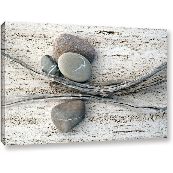 Elena Ray "Still Life Sticks Stones" Gallery-Wrapped Canvas Art