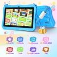 thumbnail image 2 of FITIFUN Kids Tablet 7 inch Android 13 Tablets,4(2+2)GB RAM 32GB ROM,Quad-Core,HD IPS Display, Wifi, Parental Control, Dual Camera-Blue, 2 of 8
