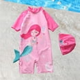 thumbnail image 2 of 4-5 T Girls Bathing Suit Girls Surf Rash Guard Swimsuit Baby Sun Swimwear For Toddler, 2 of 4