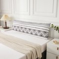 thumbnail image 2 of MOVE OVER Boho Aztec Body Pillowcase 20x54 inches Bohemian Geometric StripePattern Microfiber Body Pillow Case, 2 of 8