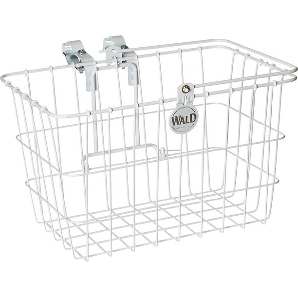 3133 QR BoltOn Front Handlebar Bike Basket, BLK Grocery