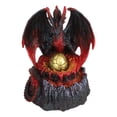 thumbnail image 2 of Ebros Red Hell Fire Magma Dragon Mother Guarding LED Golden Egg Figurine Light, 2 of 9