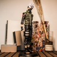 thumbnail image 1 of Figura de Anime de Naruto Hatake Kakashi, decoraciones de escritorio, modelo de acción, colección de muñecas de dibujos animados, juguete para niños, regalo de cumpleaños genial28cm Gong Bohan LED, 1 of 2
