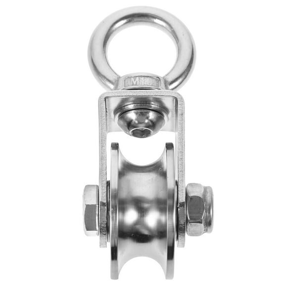 Luxshiny Wire Rope Fixed Pulley 201 Stainless Steel 1Set For Curtain Systems