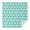 Turquoise Daisy Flower, variant on Pink Daisy Flower Yellow Centers Pattern Square Tablecloth,Waterproof Square Table Cover,Wipeable Spillproof Washable Table Cover for Home Kitchen Party Decor 42"X42"(107x107cm)