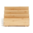 thumbnail image 5 of U Brands Zen Letter Sorter, 7.5" x 4.7" x 4.8", Bamboo, Brown, Desktop Organizer, 5 of 9