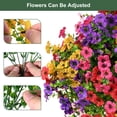 thumbnail image 2 of Flores artificiales Trytuny resistentes a los rayos UV para exteriores, paquete de 16, 2 of 7