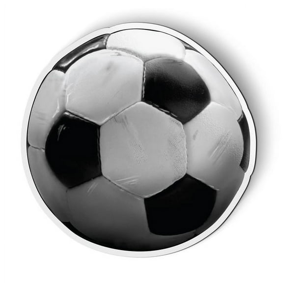 Soccer Ball Realistic - 5.5" Magnet for Car Locker Refrigerator