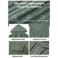 thumbnail image 3 of Airmenty Women's Zip Up Hoodie Lightweight Full Zip Sweatshirt Casual Fall Jacket with Pockets S-2XL, 3 of 6