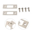 thumbnail image 3 of Lock Deadbolt Strike Plates 2pcs Strike Plate Door Backplate Stainless steel, 3 of 4