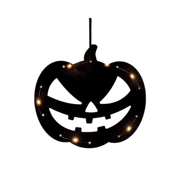 Decoraciones de Puertas de Halloween Colgante de Halloween Colgante Pequeño Decoración de Escena de Actividad Decoración de Halloween Cuerda de Luz Apoyos Colgante de Puerta Luces de Cuerda de Hallowe