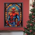 thumbnail image 4 of Pintura de diamante 5D DIY Wdftyju Hombre Araña Vitral Taladro Redondo Completo 30x40cm, 4 of 9