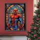 thumbnail image 4 of Pintura de diamante 5D DIY Wdftyju Hombre Araña Vitral Taladro Redondo Completo 30x40cm, 4 of 9