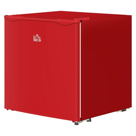 Mini Freezer 1.1 Cu.Ft, Compact Upright Freezer, Red - Countertop Freezer for Apartment, Dorm, Office, RV, Removable Shelf