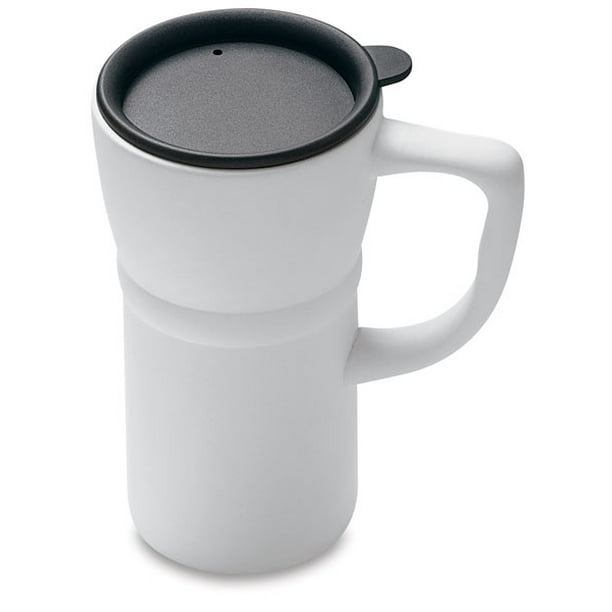 Individual Travel Mug with Lid 6 1/4'' x 5''