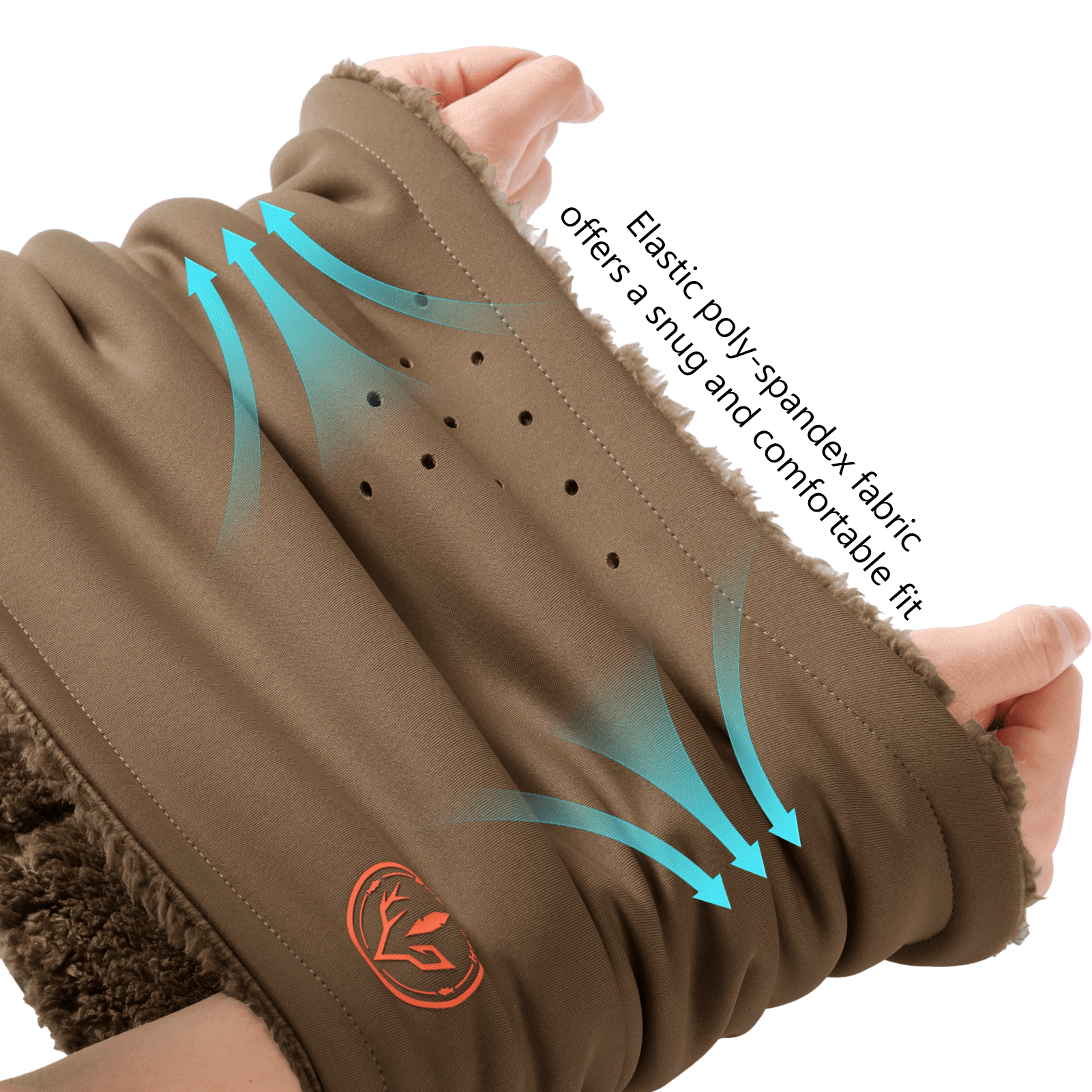 BASSDASH Unisex Winter Neck Gaiter Warmer Insulated Fleece Hunting Face Mask Water Resistant for Fishing Hiking Skiing