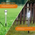 thumbnail image 2 of 24Pcs Garden Lawn Light, Small Tube Lamp, Solar Ultra-bright White Light Lamp, White, 2 of 7
