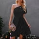 thumbnail image 3 of Vestido Formal Vestido De Citas Vestido Casual Vestido Casual De Un Solo Hombro Vestido De Un Solo Hombro Manga De Mariposa Hombro Inclinado Dobladillo Con Volantes Mujer Verano ANGGREK Otros, 3 of 6