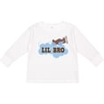 thumbnail image 3 of Inktastic Lil Bro Airplane Boys Pilot Brother Boys Long Sleeve Toddler T-Shirt, 3 of 5