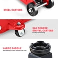 thumbnail image 4 of DNA Motoring TOOLS-00326 Universal 1.5 Ton (3000 lbs) 5.3"- 12" Lifting Heavy Duty Steel Garage Hydraulic Floor Jack Red, 4 of 7